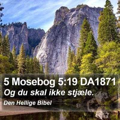 5 Mosebog 5:19 DA1871 Bible Verse Image