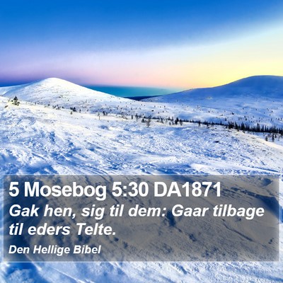 5 Mosebog 5:30 DA1871 Bible Verse Image