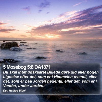 5 Mosebog 5:8 DA1871 Bible Verse Image
