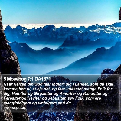 5 Mosebog 7:1 DA1871 Bible Verse Image