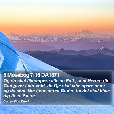 5 Mosebog 7:16 DA1871 Bible Verse Image