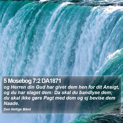 5 Mosebog 7:2 DA1871 Bible Verse Image