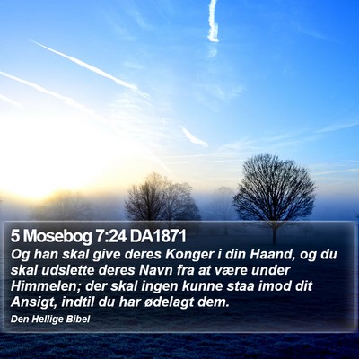 5 Mosebog 7:24 DA1871 Bible Verse Image