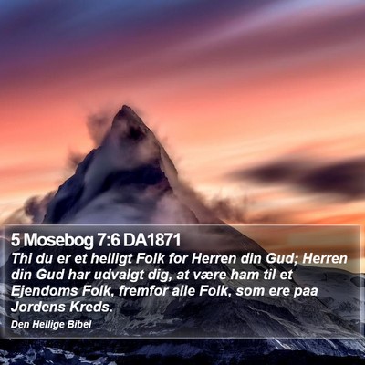 5 Mosebog 7:6 DA1871 Bible Verse Image