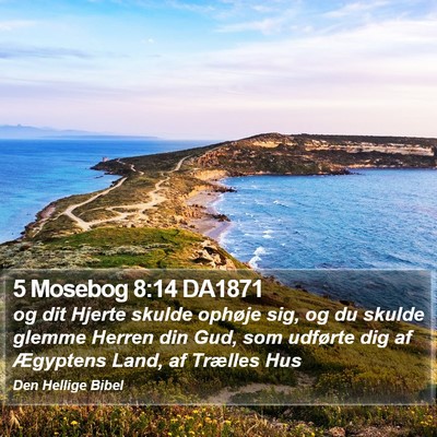 5 Mosebog 8:14 DA1871 Bible Verse Image