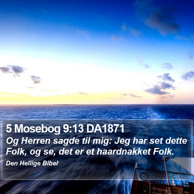 5 Mosebog 9:13 DA1871 Bible Verse Image