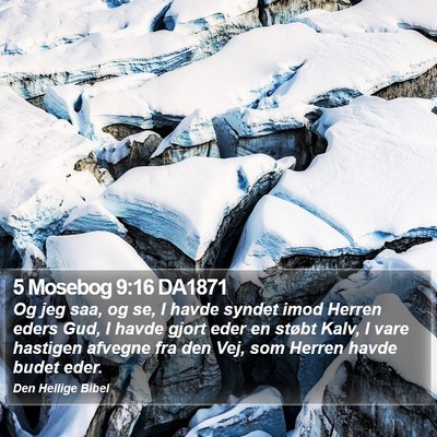 5 Mosebog 9:16 DA1871 Bible Verse Image
