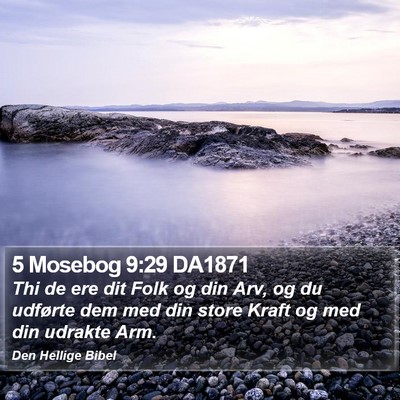 5 Mosebog 9:29 DA1871 Bible Verse Image