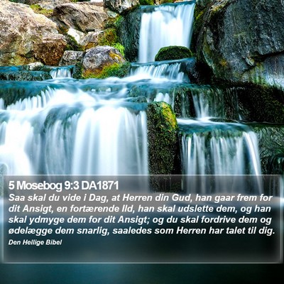 5 Mosebog 9:3 DA1871 Bible Verse Image