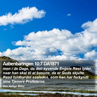 Aabenbaringen 10:7 DA1871 Bible Verse Image