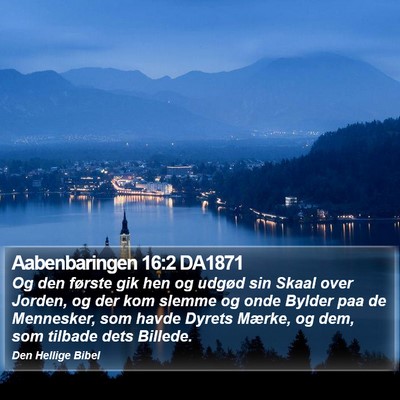 Aabenbaringen 16:2 DA1871 Bible Verse Image
