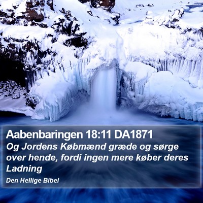 Aabenbaringen 18:11 DA1871 Bible Verse Image