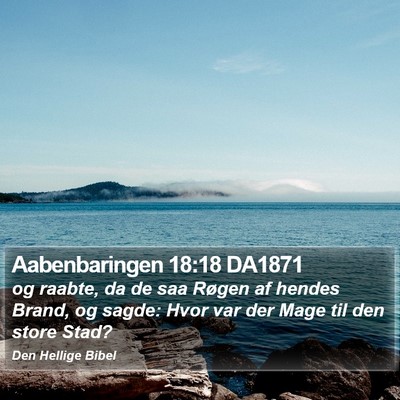 Aabenbaringen 18:18 DA1871 Bible Verse Image