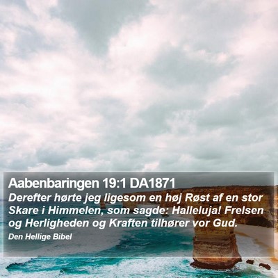 Aabenbaringen 19:1 DA1871 Bible Verse Image