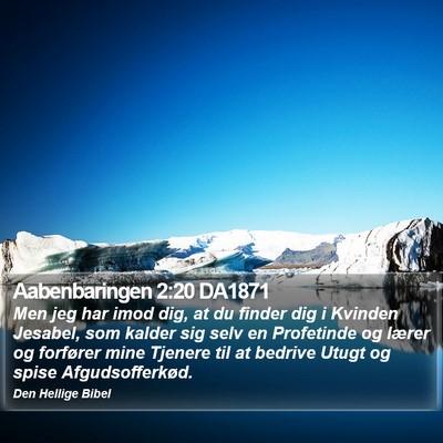 Aabenbaringen 2:20 DA1871 Bible Verse Image