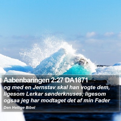 Aabenbaringen 2:27 DA1871 Bible Verse Image