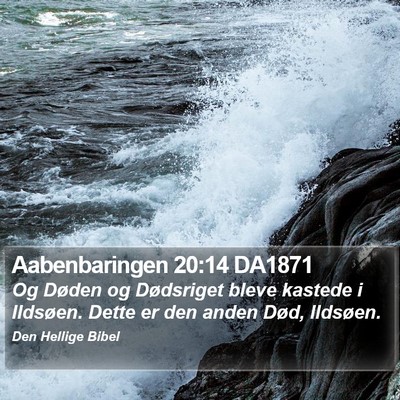 Aabenbaringen 20:14 DA1871 Bible Verse Image