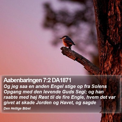 Aabenbaringen 7:2 DA1871 Bible Verse Image