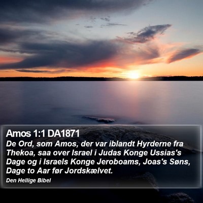 Amos 1:1 DA1871 Bible Verse Image