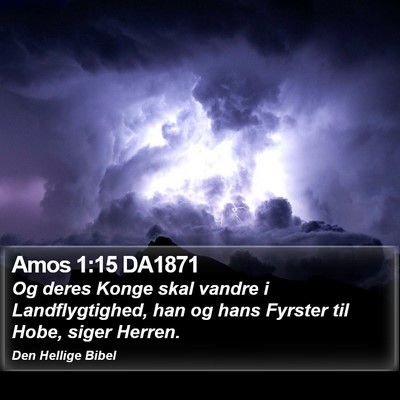Amos 1:15 DA1871 Bible Verse Image