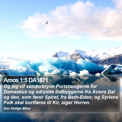 Amos 1:5 DA1871 Bible Verse Image