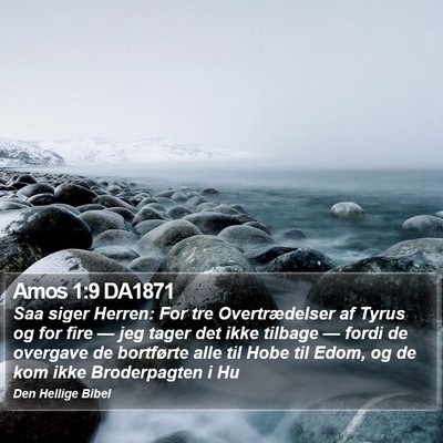 Amos 1:9 DA1871 Bible Verse Image