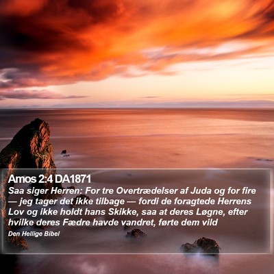 Amos 2:4 DA1871 Bible Verse Image