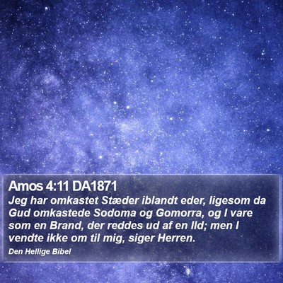 Amos 4:11 DA1871 Bible Verse Image
