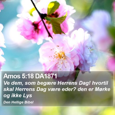 Amos 5:18 DA1871 Bible Verse Image