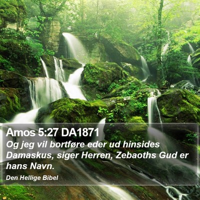 Amos 5:27 DA1871 Bible Verse Image