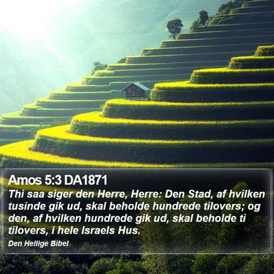 Amos 5:3 DA1871 Bible Verse Image