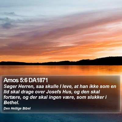 Amos 5:6 DA1871 Bible Verse Image