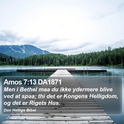Amos 7:13 DA1871 Bible Verse Image