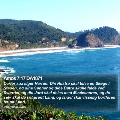 Amos 7:17 DA1871 Bible Verse Image