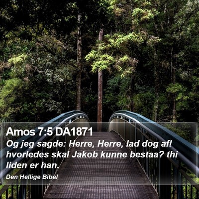 Amos 7:5 DA1871 Bible Verse Image