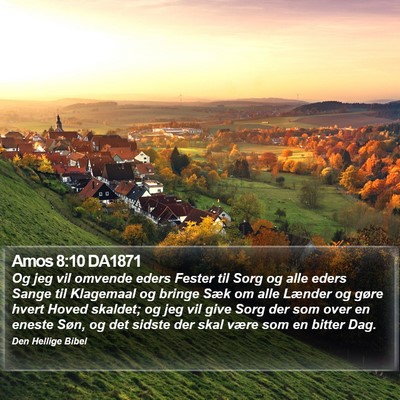 Amos 8:10 DA1871 Bible Verse Image