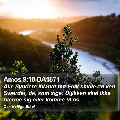 Amos 9:10 DA1871 Bible Verse Image