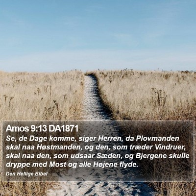 Amos 9:13 DA1871 Bible Verse Image