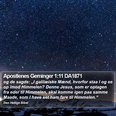 Apostlenes Gerninger 1:11 DA1871 Bible Verse Image