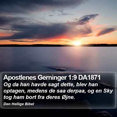 Apostlenes Gerninger 1:9 DA1871 Bible Verse Image