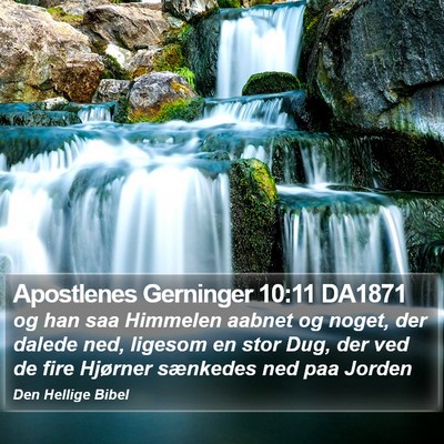 Apostlenes Gerninger 10:11 DA1871 Bible Verse Image