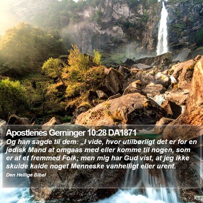 Apostlenes Gerninger 10:28 DA1871 Bible Verse Image