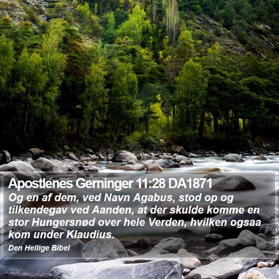 Apostlenes Gerninger 11:28 DA1871 Bible Verse Image