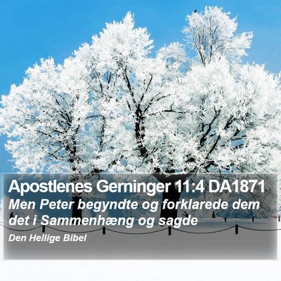 Apostlenes Gerninger 11:4 DA1871 Bible Verse Image