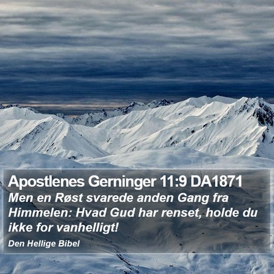 Apostlenes Gerninger 11:9 DA1871 Bible Verse Image