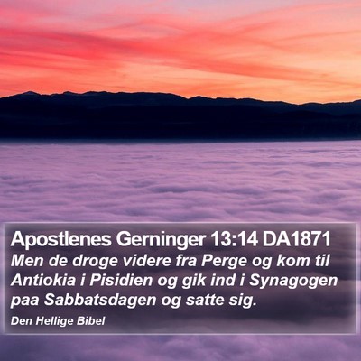 Apostlenes Gerninger 13:14 DA1871 Bible Verse Image