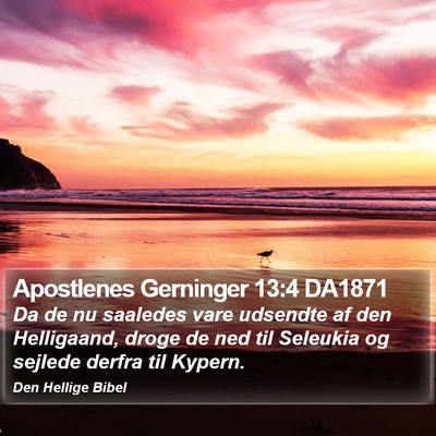Apostlenes Gerninger 13:4 DA1871 Bible Verse Image