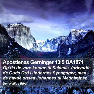 Apostlenes Gerninger 13:5 DA1871 Bible Verse Image