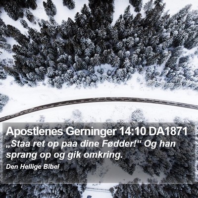 Apostlenes Gerninger 14:10 DA1871 Bible Verse Image