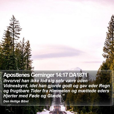 Apostlenes Gerninger 14:17 DA1871 Bible Verse Image